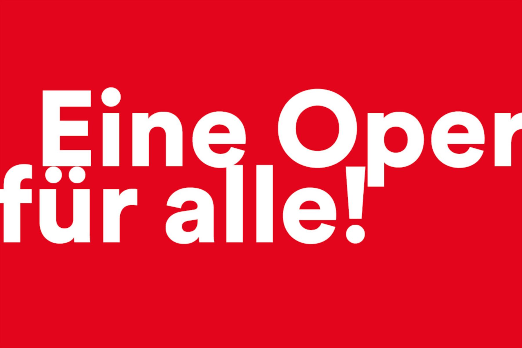 Plakat: Eine Oper für alle!